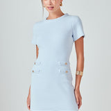 Braided Mini Knit Dress