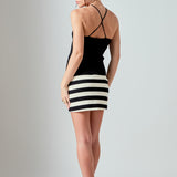 Stripe Terry Skirt