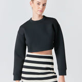 Stripe Terry Skirt