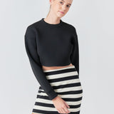 Stripe Terry Skirt