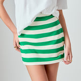 Stripe Terry Skirt