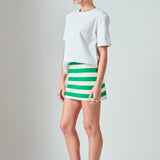 Stripe Terry Skirt