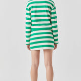 Stripe Terry Skirt