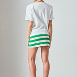 Stripe Terry Skirt
