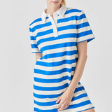 Stripe Collar Mini Dress