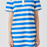 Stripe Collar Mini Dress