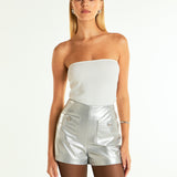 Silver Outpocket Shorts