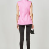 Gold Pointed Long Vest