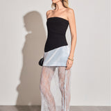 Slit Detailed Knit Tube Top
