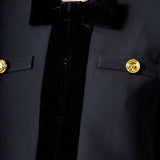 Velvet Contrast Jacket