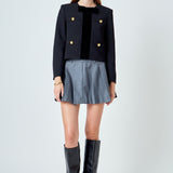 Velvet Contrast Jacket