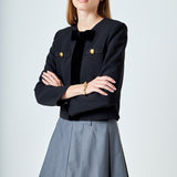 Velvet Contrast Jacket