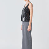 Sequin Sleeveless Top