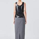Sequin Sleeveless Top