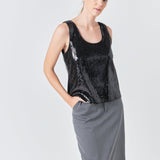 Sequin Sleeveless Top