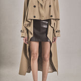 High Low Trench Coat