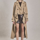 High Low Trench Coat