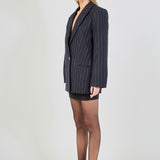 Oversized Pinstripe Blazer