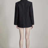 Oversized Pinstripe Blazer