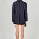 Oversized Pinstripe Blazer