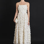 3D Floral Sleeveless Midi Dress – Endless Rose