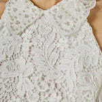lace halter midi dress Bebe Women's Halter Tiered Lace Midi Dress