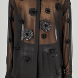 Floral Detail Shirt Blouse