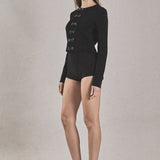 Bow Detail Cropped Top