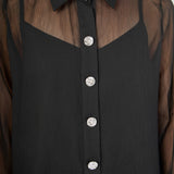 Volume Sleeve Shirt Blouse