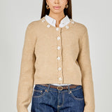 Floral Button Knit Cardigan
