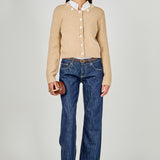 Floral Button Knit Cardigan