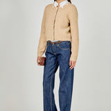 Floral Button Knit Cardigan