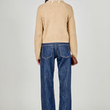 Floral Button Knit Cardigan