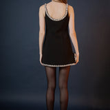 Alessia Rhinestone Tape Mini Dress