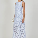 Beaded Embellishment Midi Dress