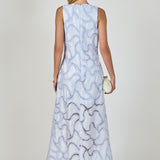 Beaded Embellishment Midi Dress