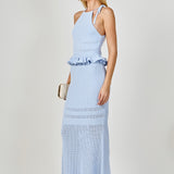 Fitted Knit Maxi Skirt