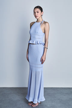 Fitted Knit Maxi Skirt