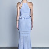 Fitted Knit Maxi Skirt