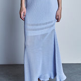 Fitted Knit Maxi Skirt
