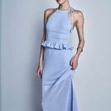 Fitted Knit Maxi Skirt