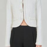 Sequined Crochet Top