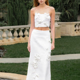 Crochet Flower Maxi Skirt
