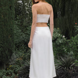 Crochet Flower Maxi Skirt