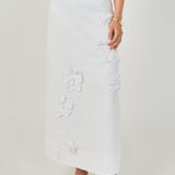 Crochet Flower Maxi Skirt