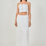 Crochet Flower Maxi Skirt