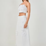 Crochet Flower Maxi Skirt