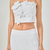 Crochet Flower Bandeau Top