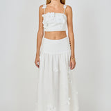 3D Floral Detail Sleeveless Top