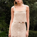 Crochet Mini Skirt